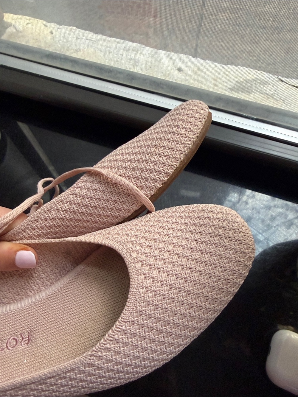 Rothy’s Strappy Ballerina Pink Ballet Flats - Picture 5 of 6